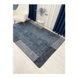 Brillant Gri-Lacivert Jüt Sisal Görünüm Kaymaz Taban Yolluk Halı