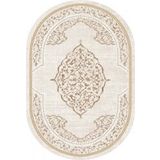 Brillant Latex Firuze Oval HLE11314 804 130x190 cm Salon Halı