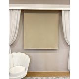 Brillant Stor Perde Kalın Kumaş (Keten) -Alüminyum Kasa Boru- - 165 x 260 cm - Koyu Bej