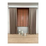 Brillant Tarçın Rengi %100 Orijinal Ahşap Jaluzi Perde 50 Mm Ofis Modern Ve Tüm Mekanlar