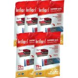 Brillant Vakumlu Hurç, 5li Set, Xlarge Boy 55x90 Şeffaf