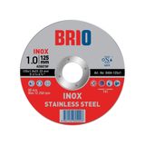 Brio 0404-125X1 Kesme Taşı 125X1 Inox