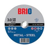 Brio 0404-230X3 Kesme Taşı 230X3 Metal