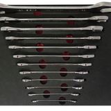 Brio 12 Parça 6x7-30x32 Sünger Yataklı İki Ağız Anahtar Seti
