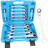Brio 12 Parça 8-22 mm 72 Diş Kombine Cırcırlı Anahtar Set