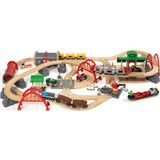 Brio Delüx Tren Yolu Seti 33052 87 Parça Ahşap Oyuncak ile Çocuk Gelişimine Destek