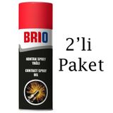 Brio Elektronik Kart Devre Kontak Temizleyici Sprey 200 Ml Yağlı 2 Adet