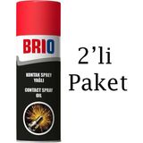Brio Elektronik Kart Devre Soket Kablo Oksit Temizleyici Sprey 200 Ml Yağsız 2'Li Paket