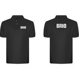 Brio Erkek Kısa Kollu Polo Tişört L - Siyah