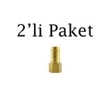 Brio Hava Hortum Dişi Rekoru 1/4 12Mm 2 adet