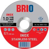 Brio Kesme Taşı Kesme Diski 115X1E Inox 5'li