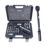 Brio Tork Anahtarı 3/8 5-60nm 27 Parça Siyah