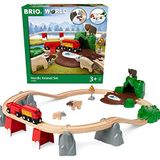 BRIO World 33988 İskandinav Ormanı Hayvanları Seti - BRIO Ahşap Tren Aksesuarları - 3 yıldan itibaren tavsiye edilir