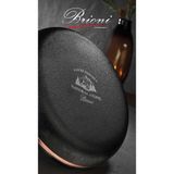 Brioni Royal Stone 7 Parça Tencere Seti - Antrasit/Bakır - Gri - 20 cm x 24 cm x 26 cm
