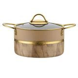 Brioni Selection 28 cm Granit Derin Krem Tencere