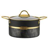 Brioni Selection 28 cm Granit Derin Siyah Tencere