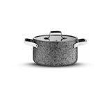 Brioni Stone-H İndüksiyon Tabanlı Çizilmez Derin Tencere - 24 Cm