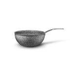 Brioni Stone-H İndüksiyon Tabanlı Çizilmez Wok Tava - 26 Cm
