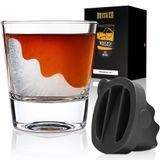 Brisked Viski Kama Cam Seti | Eski Moda Viski | Bourbon ve Scotch İçmek İçin En İyi Aksesuarlar ve Hediyeler | Erkekler için Mükemmel Viski Hediyeleri