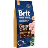 Brit 15 KG Premium Nature Orta Irk Tavuklu Yetişkin Köpek Maması
