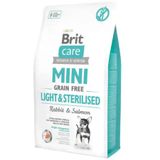 Brit Care 2 kg Mini Light Tahılsız Tavşan ve Somonlu Kısırlaştırılmış Yetişkin Köpek Maması