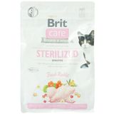 Brit Care 2 kg Sensitive Kısırlaştırılmış Hassas Kediler İçin Tahılsız Hipoalerjenik Taze Tavşan Etli Kuru Mama