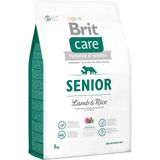 Brit Care 3 kg Kuzu Etli Pirinçli Yaşlı Kuru Köpek Maması