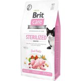 Brit Care 7 KG Sterilised Sensitive Tavşanlı Yetişkin Kedi Maması