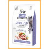Brit Care Hipoalerjenik Sterilized 2 kg Ördek ve Hindili Tahılsız Kısırlaştırımış Kedi Maması
