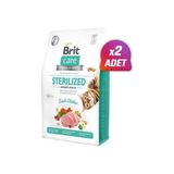 Brit Care Hipoalerjenik Sterilized Urinary 2 kg 2 Adet Tahılsız Tavuklu Kısırlaştırılmış Kedi Maması