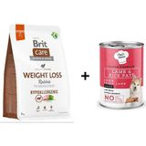 Brit Care Hypo-Allergenic Tavşan Etli Dengeleyici Yetişkin Köpek Maması 3 kg +Chefs Choice Kuzulu Pirinçli Ezme 400 gr Yetişkin Köpek Konseve Maması