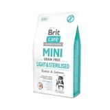 Brit Care Hypoallergenic Mini Light Sterillised Tavşanlı&Somonlu Tahılsız Köpek Maması 2 Kg