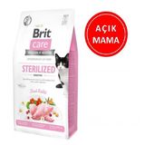 Brit Care Hypoallergenic Sterilised Tavşan Etli Tahılsız Kısırlaştırılmış Kedi Maması 1 Kg Açık
