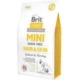 Brit Care Mini Hair Skin Tahılsız Somon ve Ringa Balıklı Küçük Irk 2 kg Köpek Maması