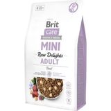 Brit Care Mini Raw Delights Biftekli 2 kg Küçük Irk Yetişkin Köpek Maması