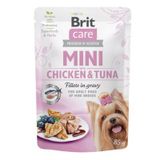 Brit Care Mini Tavuklu ve Ton Balıklı Soslu Küçük Irk Yetişkin 85 gr Köpek Yaş Maması