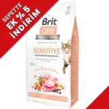 Brit Care Sensitive 7 kg Hindi ve Somon Etli Hassas Tahılsız Kedi Maması