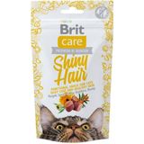 Brit Care Shiny Hair 50 gr Somonlu Tüy Sağlığı İçin Kedi Ödülü