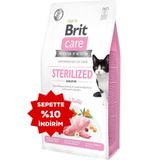 Brit Care Sindirim Sistemi Destekleyici Tavşan Etli Tahılsız Kısırlaştırılmış Kedi Maması 7Kg