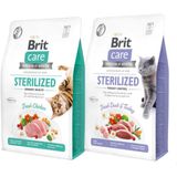 Brit Care Sterilized Urinary Tavuklu 2 kg + 2 kg Sterilized Tahılsız Ördekli Kedi Maması