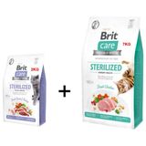 Brit Care Sterilized Urinary Tavuklu 7 kg + Sterilized Weight Control Tahılsız Ördekli 2 kg Kuru Kedi Maması