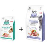Brit Care Sterilized Weight Control Tahılsız Ördekli 7 kg + Sterilized Urinary Tavuklu 2 kg Kedi Maması