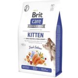 Brit Care Super Premium Gentle Digestion Strong Immunity Somonlu Tahılsız 2 kg Yavru Kuru Kedi Maması