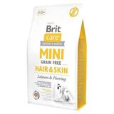 Brit Care Tahılsız Mini Hair Skin Somonlu Köpek Maması 2 kg, CNC8595602550135