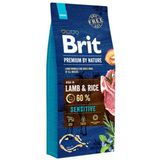 Brit Premium By Nature Sensitive Kuzulu Ve Pirinçli Yetişkin Köpek Maması 15 Kg