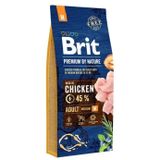 Brit Premium Tavuklu Orta Irk Yetişkin Kuru Köpek Maması 15 KG