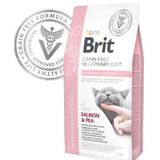Brit Veterinary Diets Hypoallergenic Tahılsız Somonlu 2 kg Kedi Maması + Temizlik Mendili