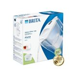 BRITA Aluna Cool, Su Arıtma Sürahisi, Su Arıtıcı, 2,4 Litre, Filtre Hediyeli, Beyaz