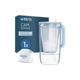 BRITA Filtreli Cam Su Arıtma Sürahisi 1x MAXTRA PRO Pure Performance Filtreli - Açık Mavi (2,5L)