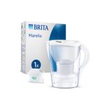 BRITA Marella Cool 1x Maxtra Pro Pure Performance Filtreli Su Arıtma Sürahisi - Beyaz (2,4L)
